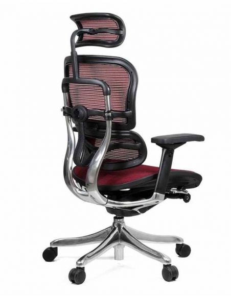 Крісло комп'ютерне ERGOHUMAN PLUS, ергономічне, бордового кольору