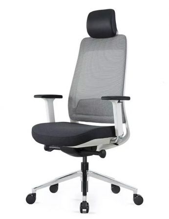 Крісло KRISLALUX FILO-A1 (grey + black), ергономічне 2