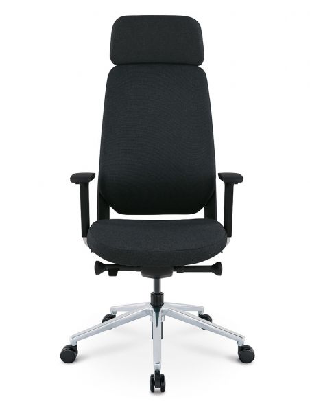 Крісло KRISLALUX FILO-A (black + black), ергономічне