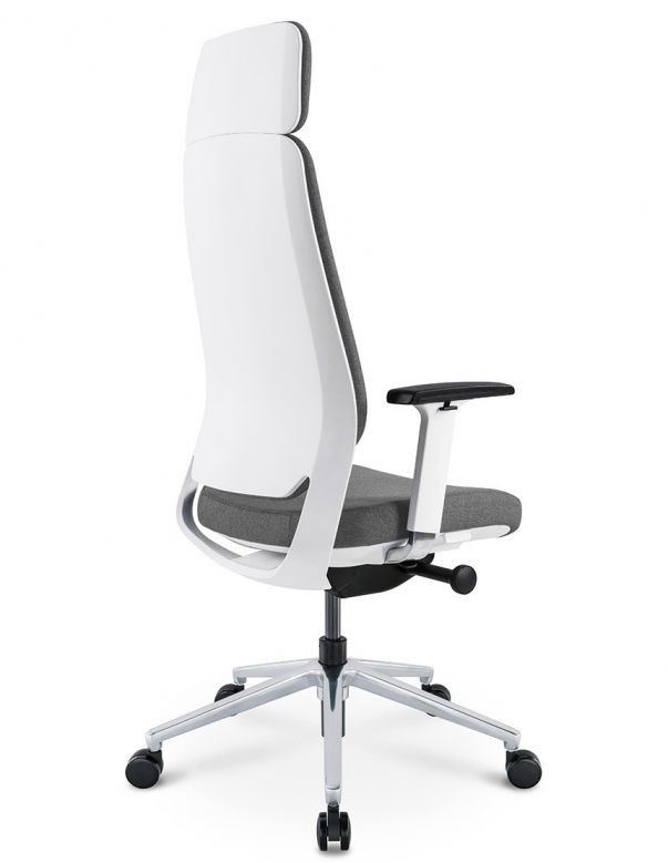 Крісло KRISLALUX FILO-A WHITE (grey +...