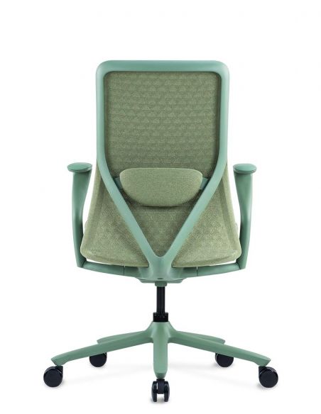Крісло KRISLALUX POLY NILE GREEN, тканинне, ергономічне