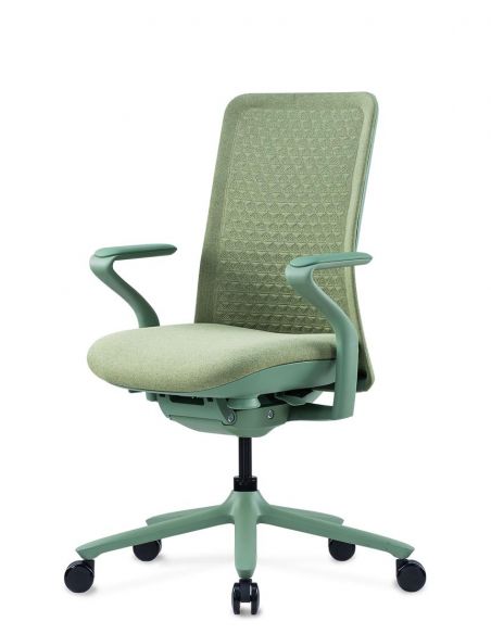 Крісло KRISLALUX POLY NILE GREEN, тканинне, ергономічне