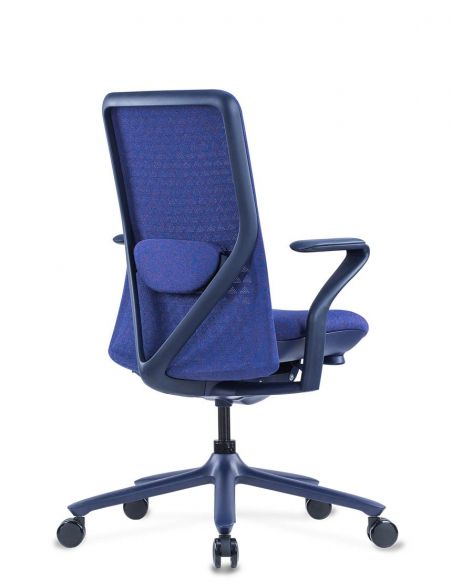 Крісло KRISLALUX POLY PURPLE BLUE, тканинне, ергономічне