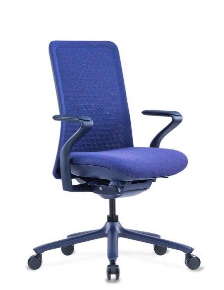 Крісло KRISLALUX POLY PURPLE BLUE, тканинне, ергономічне