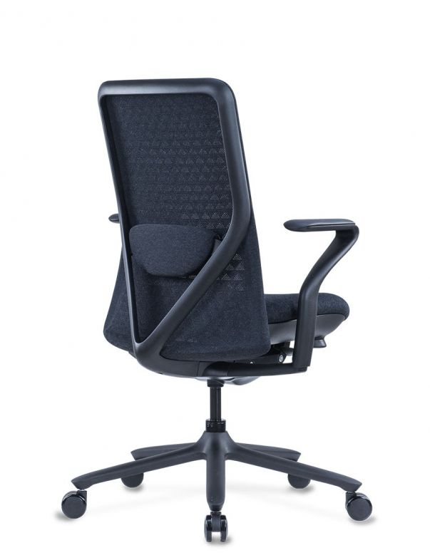 Крісло KRISLALUX POLY PURE BLACK,...