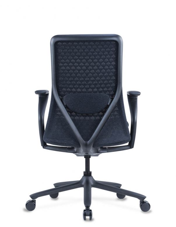 Крісло KRISLALUX POLY PURE BLACK,...