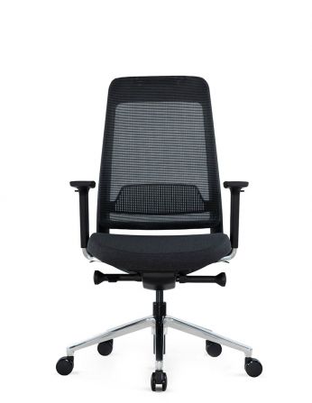 Крісло KRISLALUX FILO-B1 (black + black), ергономічне 2