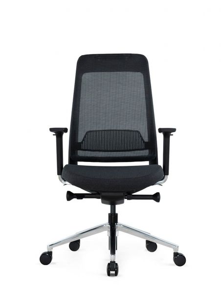 Крісло KRISLALUX FILO-B1 (black + black), ергономічне