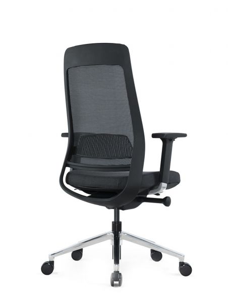 Крісло KRISLALUX FILO-B1 (black + black), ергономічне