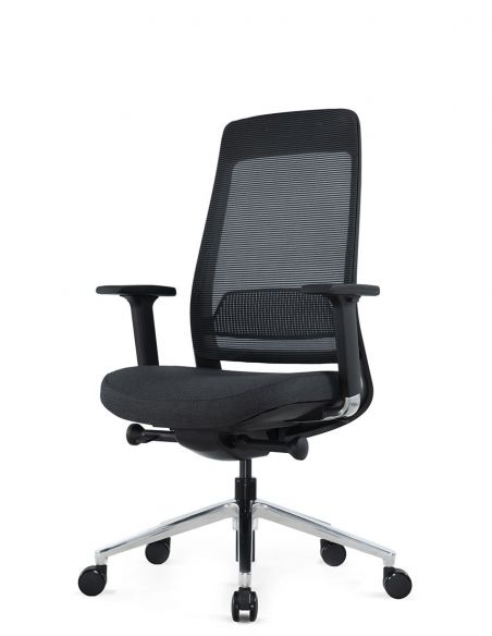 Крісло KRISLALUX FILO-B1 (black + black), ергономічне