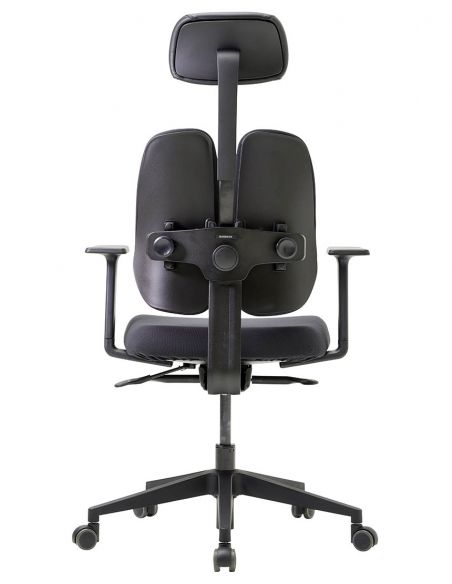 Ортопедичне крісло DUOREST GOLD D2500G-DAS BLACK, чорне
