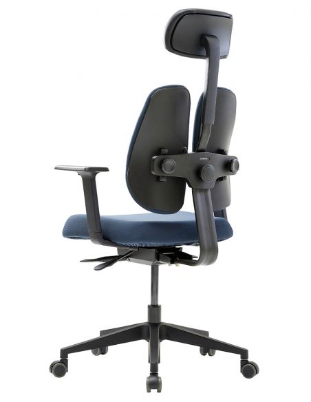 Ортопедичне крісло DUOREST GOLD D2500G-DAS DEEP BLUE, синє