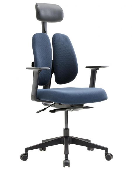 Ортопедичне крісло DUOREST GOLD D2500G-DAS DEEP BLUE, синє