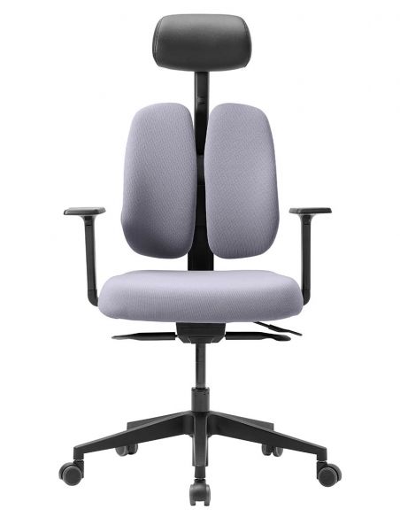 Ортопедичне крісло DUOREST GOLD D2500G-DAS GREY, сіре