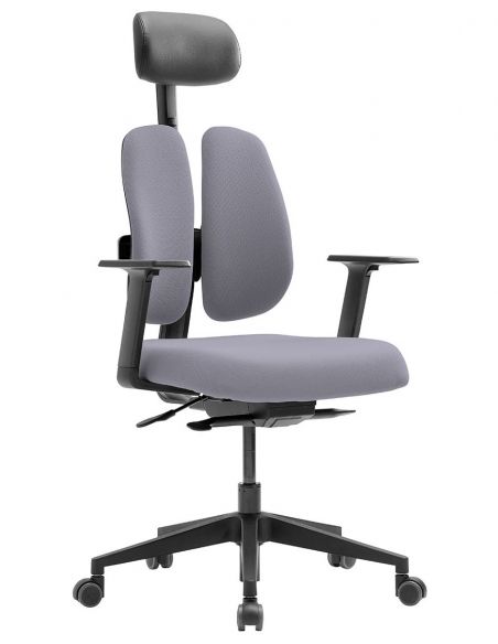 Ортопедичне крісло DUOREST GOLD D2500G-DAS GREY, сіре