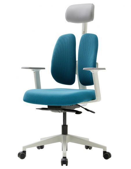 Ортопедичне крісло DUOREST GOLD D2500G-DASW BLUE-GREEN, бірюзове