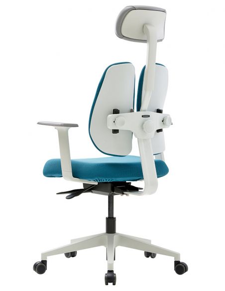 Ортопедичне крісло DUOREST GOLD D2500G-DASW BLUE-GREEN, бірюзове