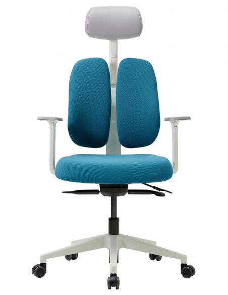 Ортопедичне крісло DUOREST GOLD D2500G-DASW BLUE-GREEN, бірюзове