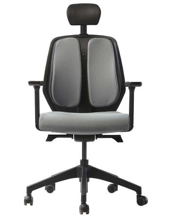 Ортопедичне крісло DUOREST ALPHA HDBA-S GREY, сіре 2