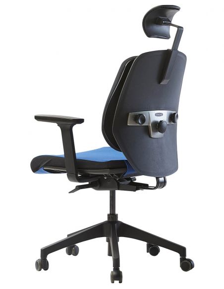 Ортопедичне крісло DUOREST ALPHA HDBA-S BLUE, синє