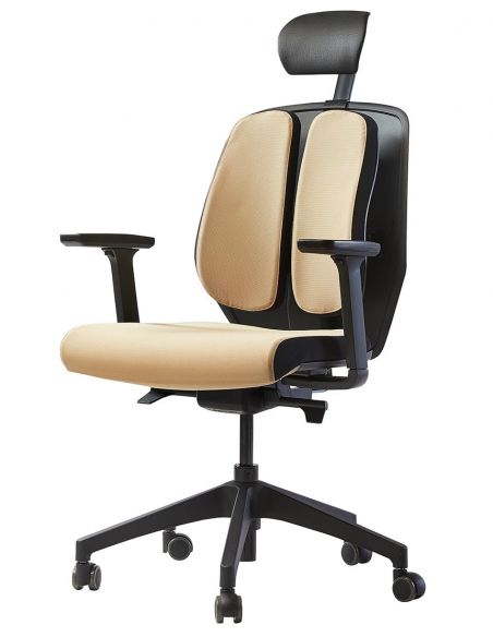 Ортопедичне крісло DUOREST ALPHA HDBA-S BEIGE, бежеве
