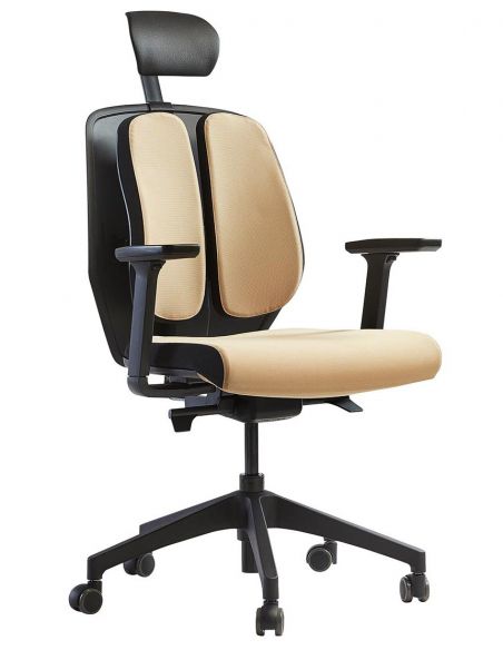 Ортопедичне крісло DUOREST ALPHA HDBA-S BEIGE, бежеве