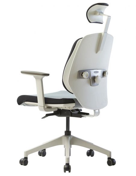 Ортопедичне крісло DUOREST ALPHA HDBA-SW GREY, cіре