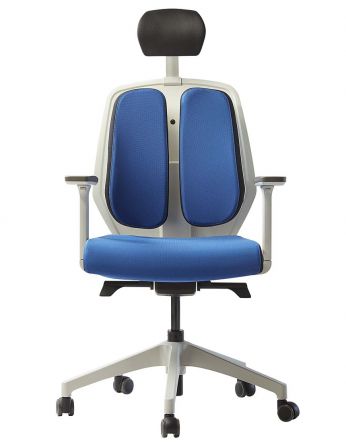 Ортопедичне крісло DUOREST ALPHA HDBA-SW BLUE, синє 2