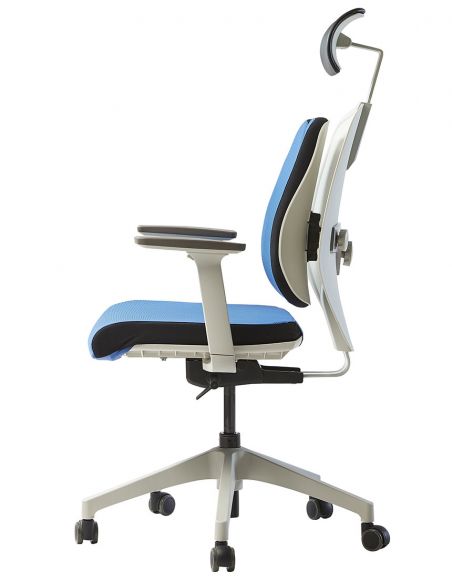 Ортопедичне крісло DUOREST ALPHA HDBA-SW BLUE, синє