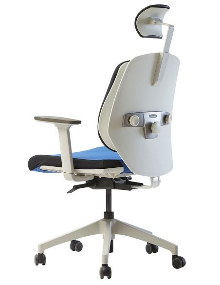 Ортопедичне крісло DUOREST ALPHA HDBA-SW BLUE, синє