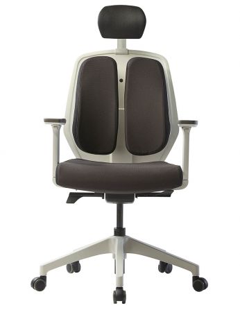 Ортопедчне крісло DUOREST ALPHA HDBA-SW BLACK, чорне 2