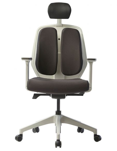 Ортопедчне крісло DUOREST ALPHA HDBA-SW BLACK, чорне