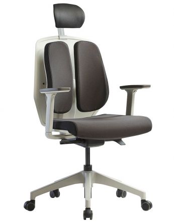 Ортопедчне крісло DUOREST ALPHA HDBA-SW BLACK, чорне