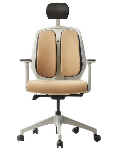 Ортопедичне крісло DUOREST ALPHA HDBA-SW BEIGE, бежеве