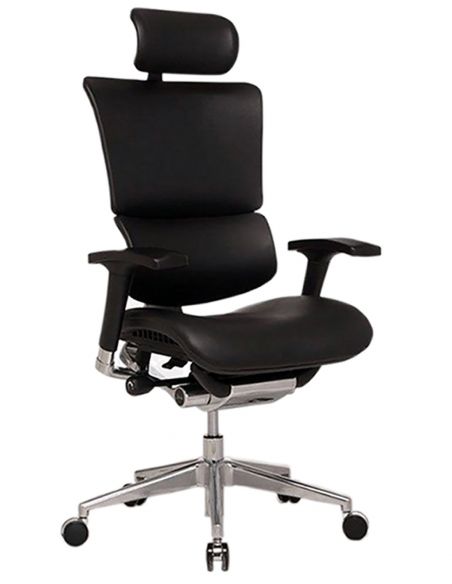 Крісло EXPERT Sail Leather (SAL01-G) для керівника, ергономічне, колір чорний