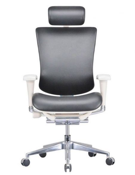 Крісло EXPERT Star Leather (STL01-G) для керівника, ергономічне, чорна шкіра