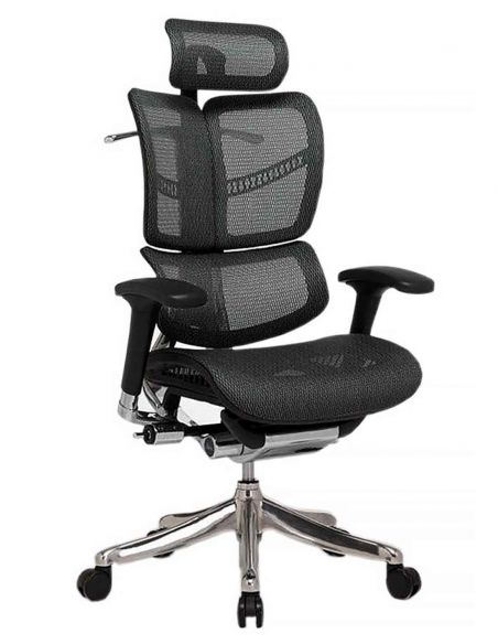 Крісло Expert Fly (FL-01) для керівника, ортопедичне, колір чорний