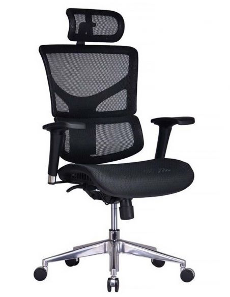 Крісло EXPERT Sail NEW для керівника, ергономічне, колір чорний