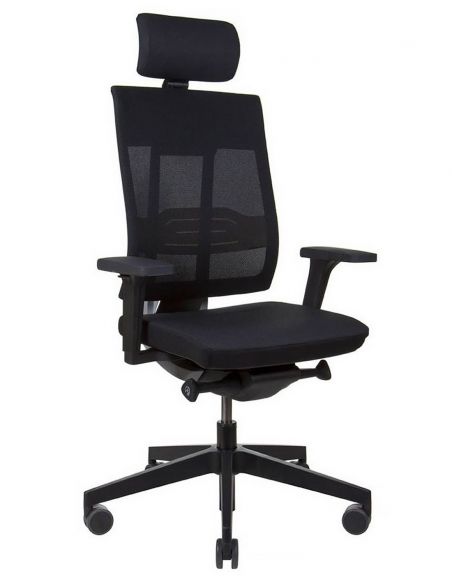 КРІСЛО PROFIM XENON NET (111SFL P59PU) ЕРГОНОМІЧНЕ, З ПІДГОЛІВНИКОМ