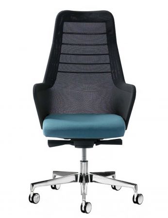 Крісло QUINTI SEDUTE MISS MESH для керівника, тканинне