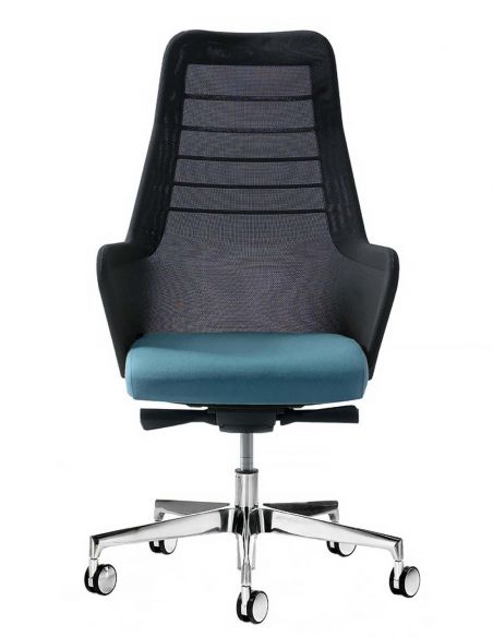 Крісло QUINTI SEDUTE MISS MESH для керівника, тканинне