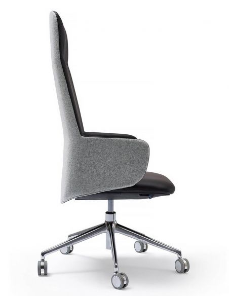 Крісло QUINTI SEDUTE DEEP EXECUTIVE для керівника, шкіряне