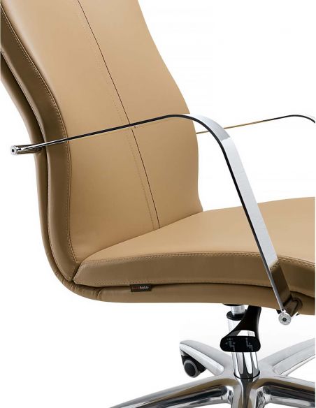 Крісло QUINTI SEDUTE AURORA для керівника, шкіряне