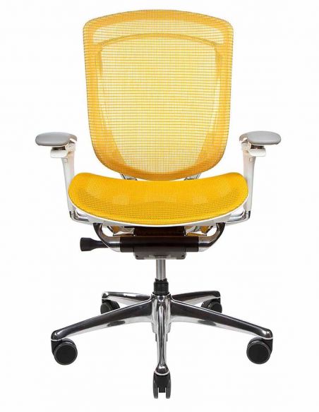 Крісло OKAMURA CONTESSA SECONDA, із сітчастим сидінням, білий корпус