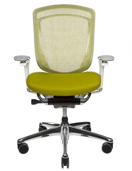 Крісло OKAMURA CONTESSA SECONDA, з тканинним сидінням, білий корпус