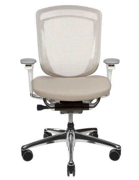 Крісло OKAMURA CONTESSA SECONDA, з тканинним сидінням, білий корпус