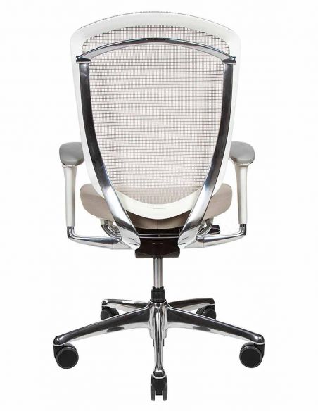 Крісло OKAMURA CONTESSA SECONDA, з тканинним сидінням, білий корпус