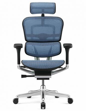 Крісло ергономічне ERGOHUMAN LUXURY 2 (EHL2-AB-HAM-5D-E-L, СІТКА Т-168-B4 COBALT)