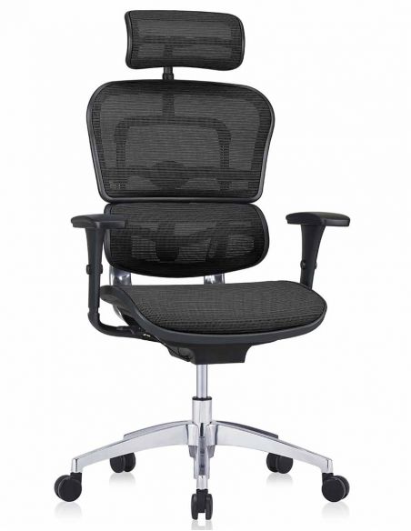 Крісло ергономічне ERGOHUMAN PROJECT (EHB-WB-HAM) з чорною сіткою
