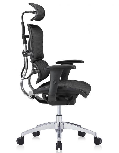 Крісло ергономічне ERGOHUMAN PROJECT (EHB-WB-HAM) з чорною сіткою